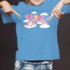 παιδικό t shirt blue rainbow