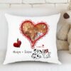 Μαξιλάρι Dog love cat και ονόματα