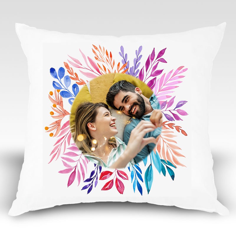Μαξιλάρι Flowers με φωτογραφία