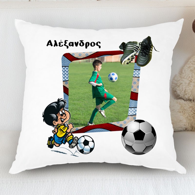 μαξιλάρι Football και όνομα