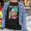 μαύρο t-shirt Chill out