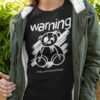 μαύρο t-shirt Warning