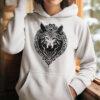 γκρι ανοιχτό(ash) hoodie Wolf