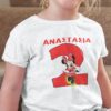 παιδικό t-shirt Minnie με την ηλικία της