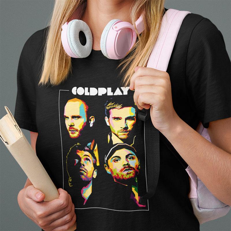 μαύρο t-shirt coldplay band