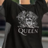 μαύρο t-shirt Queen