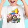 Λευκό παιδικό t-shirt Roblox team