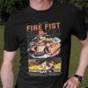 Μαύρο unisex t-shirt με graphic design του Portgas D. Ace "Fire Fist" από το anime One Piece.